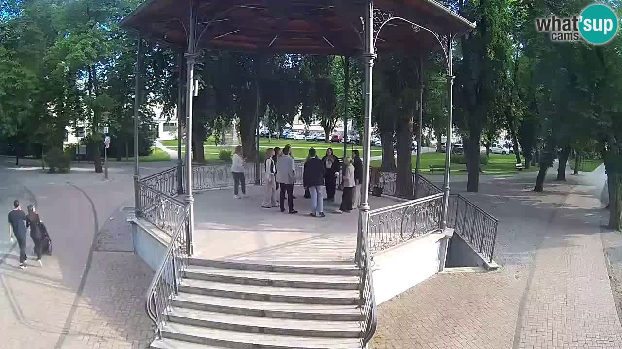 Karlovac live webcam – music pavilion