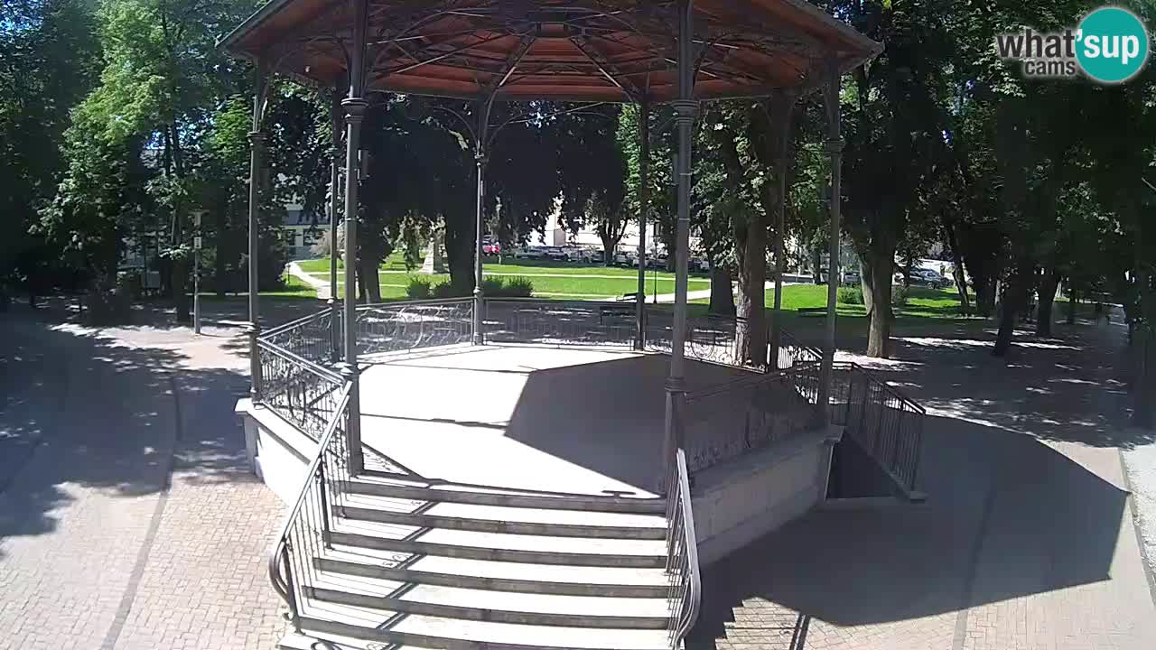 Karlovac live webcam – music pavilion