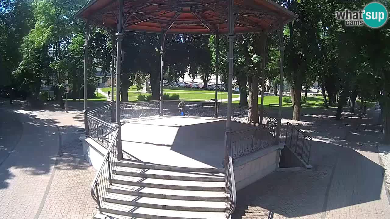 Karlovac live webcam – music pavilion