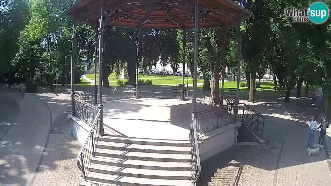Karlovac live webcam – music pavilion