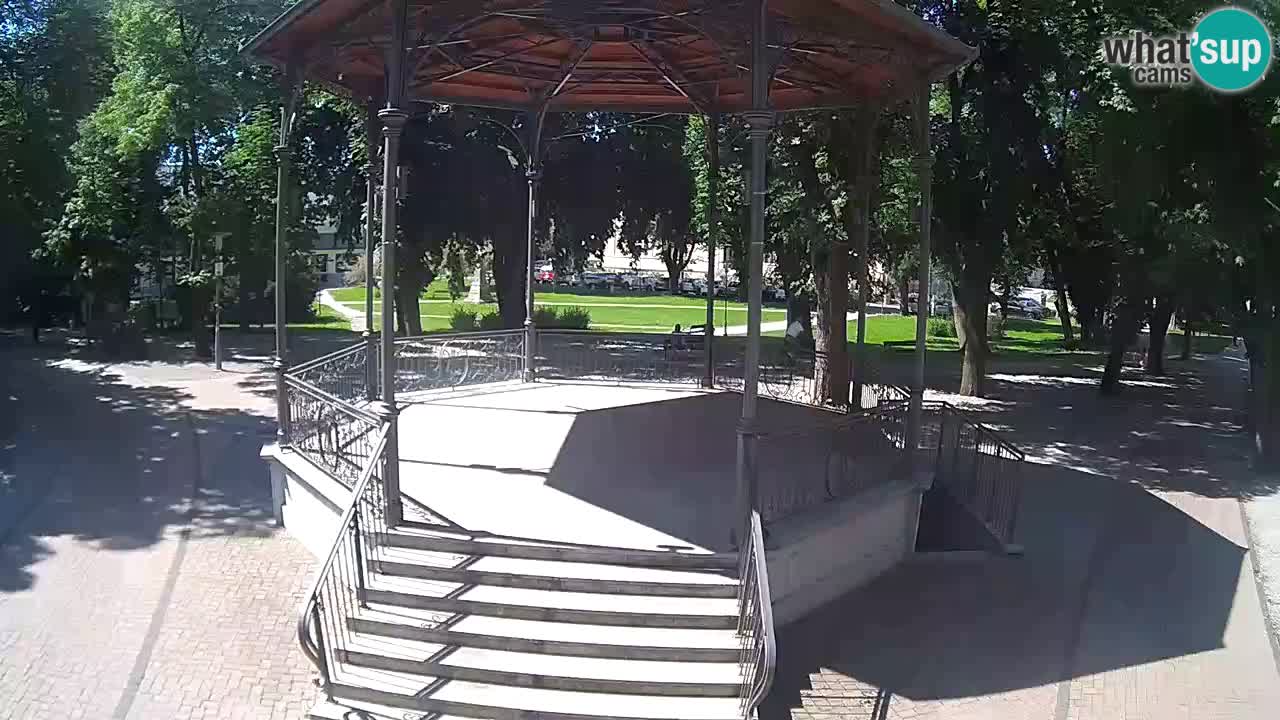 Karlovac live webcam – music pavilion
