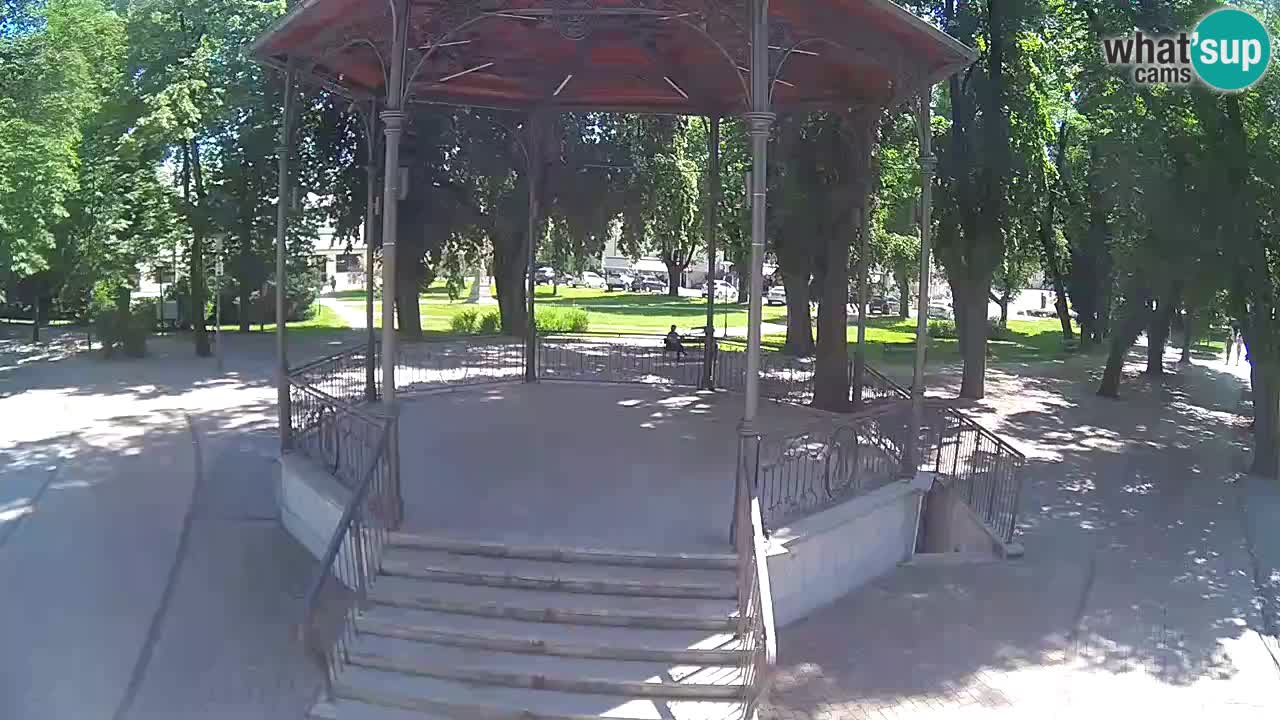 Karlovac live webcam – music pavilion