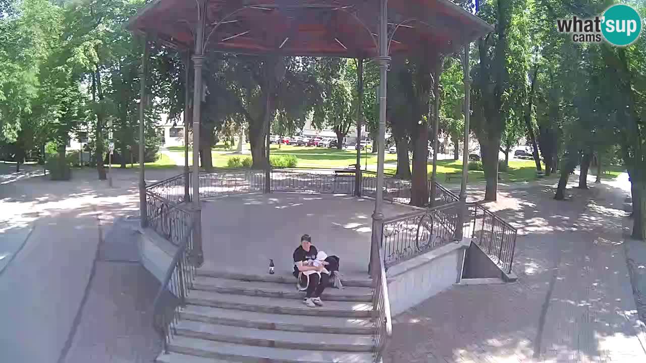 Karlovac live webcam – music pavilion