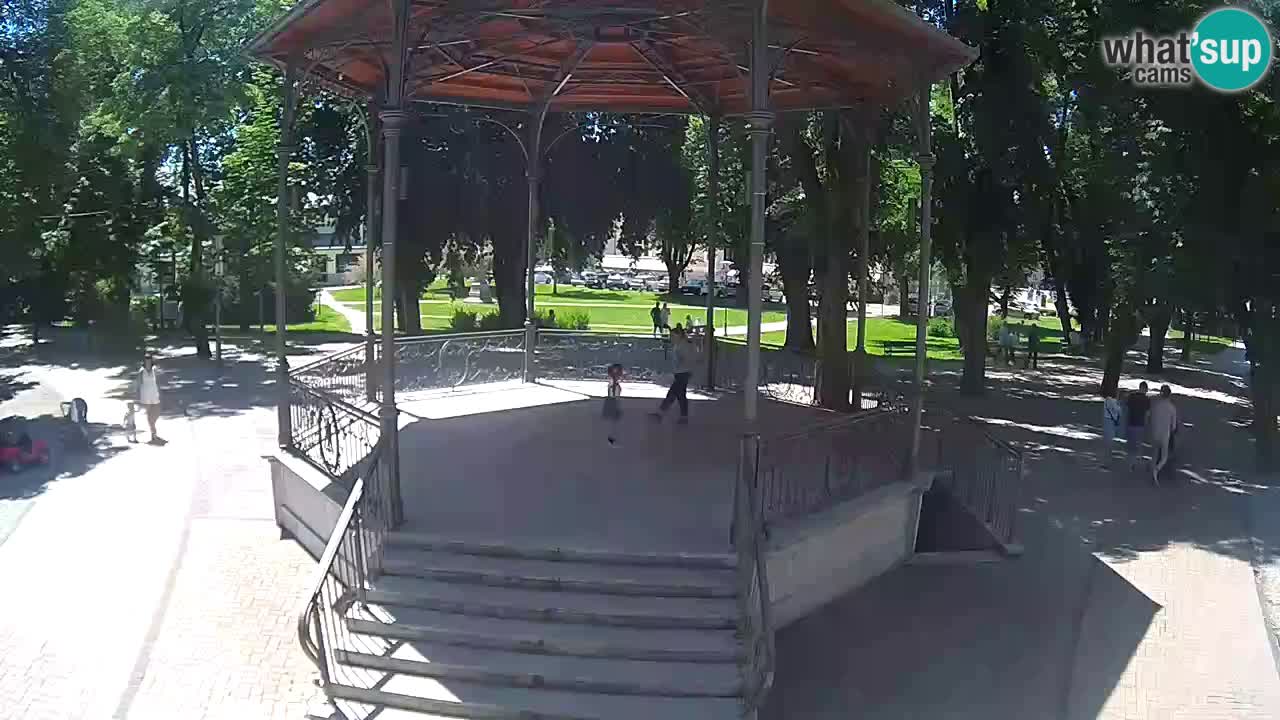 Karlovac live webcam – music pavilion
