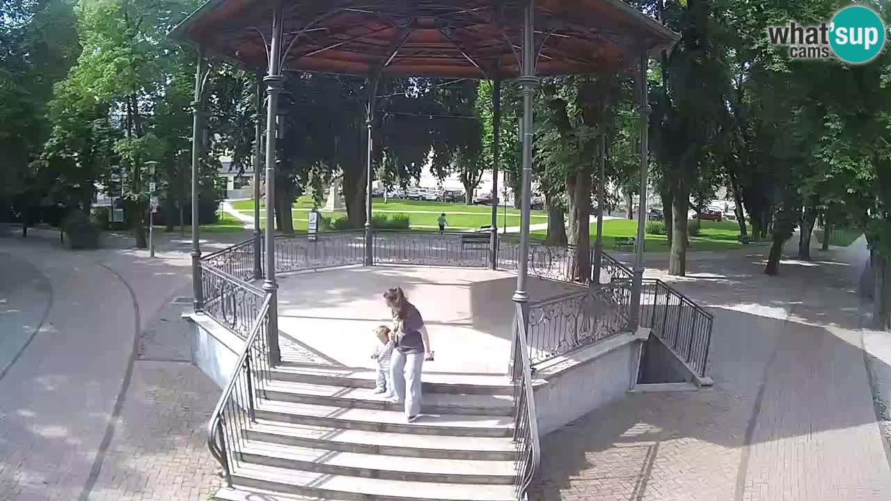 Karlovac live webcam – music pavilion