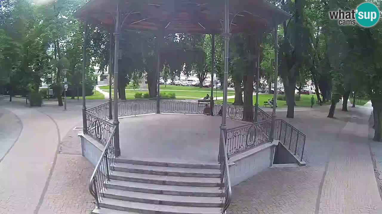 Karlovac live webcam – music pavilion