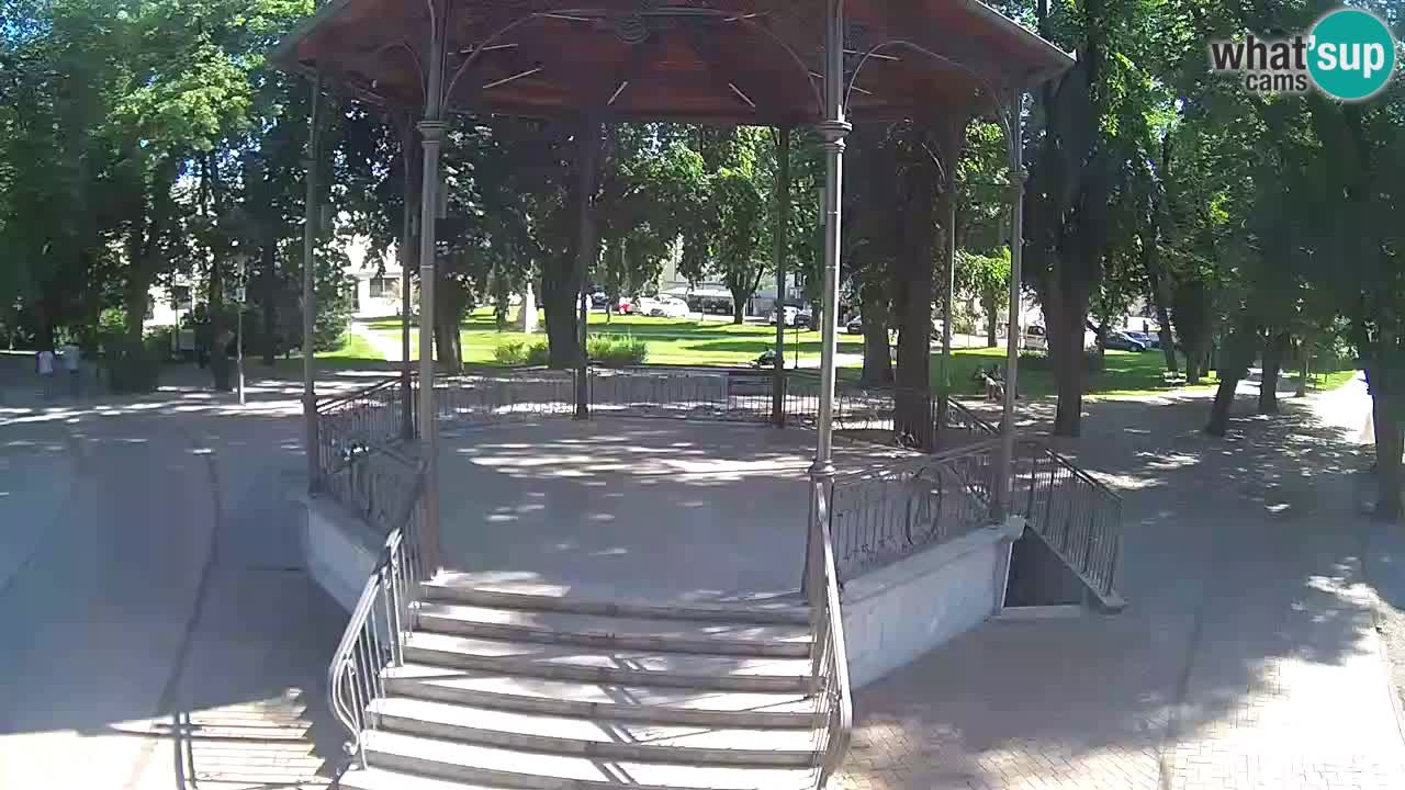 Karlovac live webcam – music pavilion