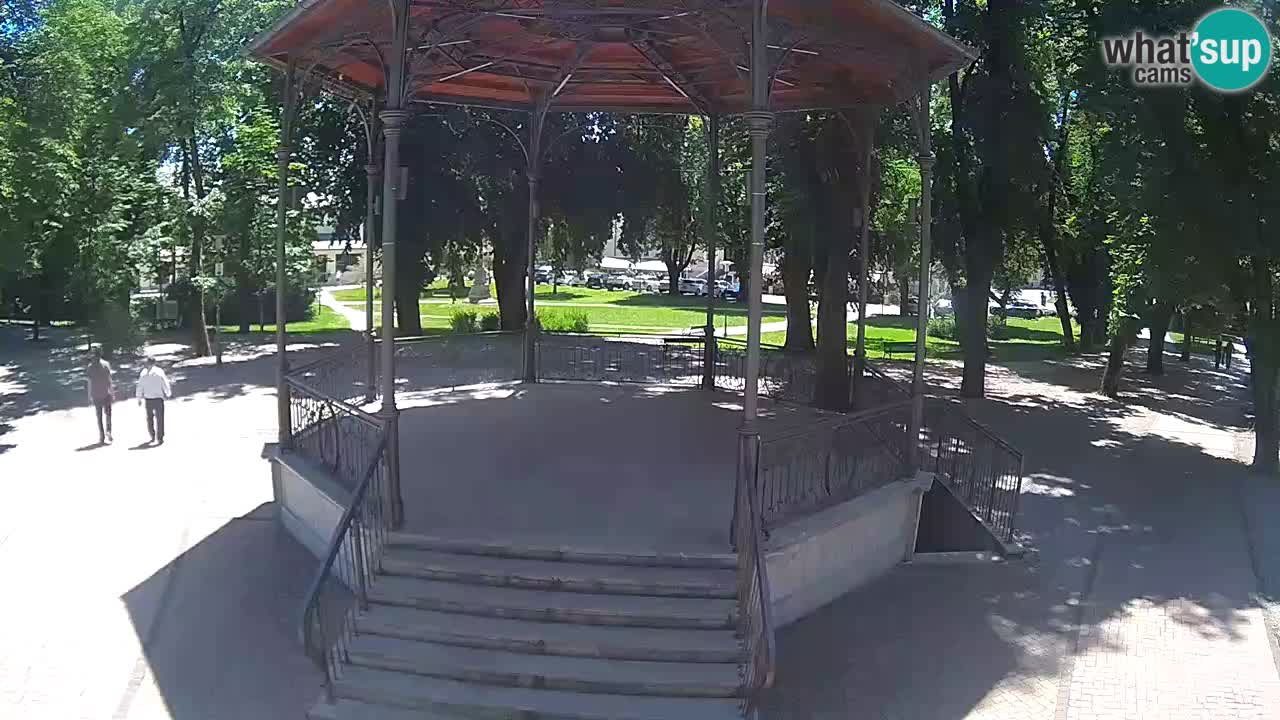 Karlovac live webcam – music pavilion