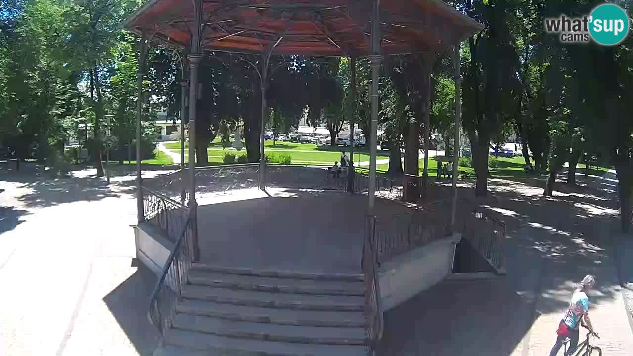 Karlovac live webcam – music pavilion