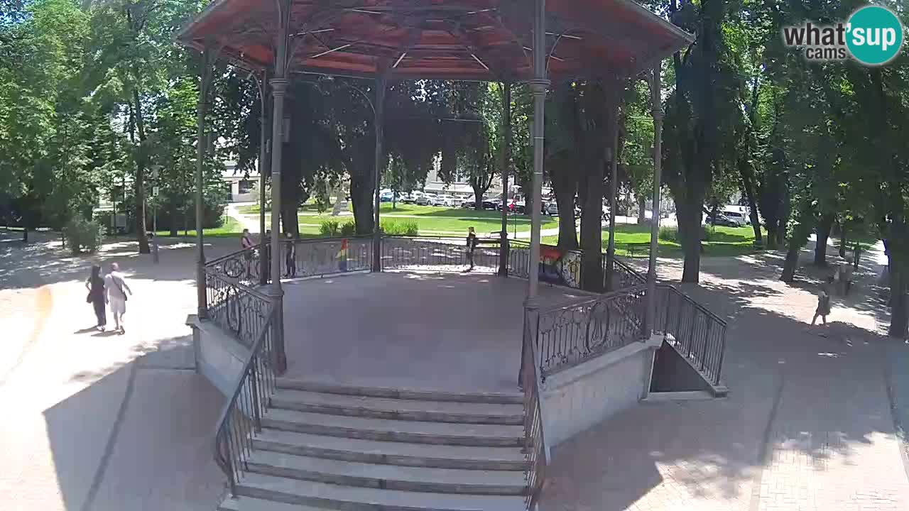 Karlovac live webcam – music pavilion