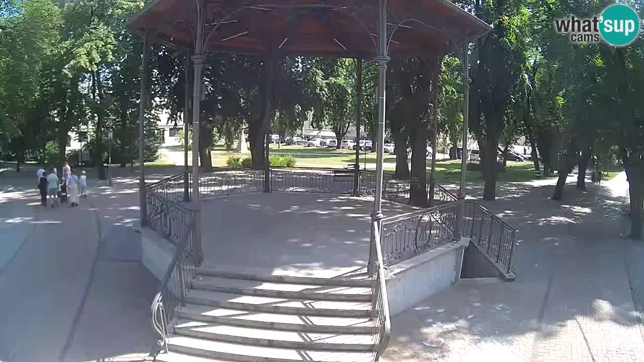 Karlovac live webcam – music pavilion