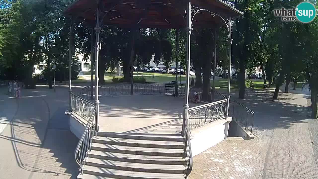 Karlovac live webcam – music pavilion