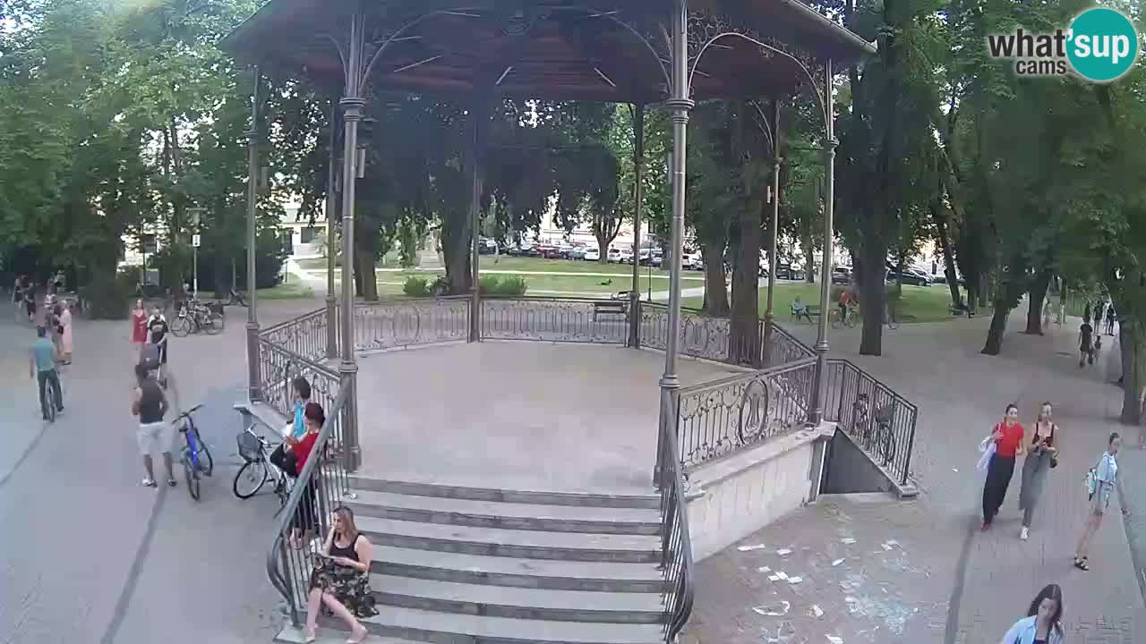 Karlovac live webcam – music pavilion