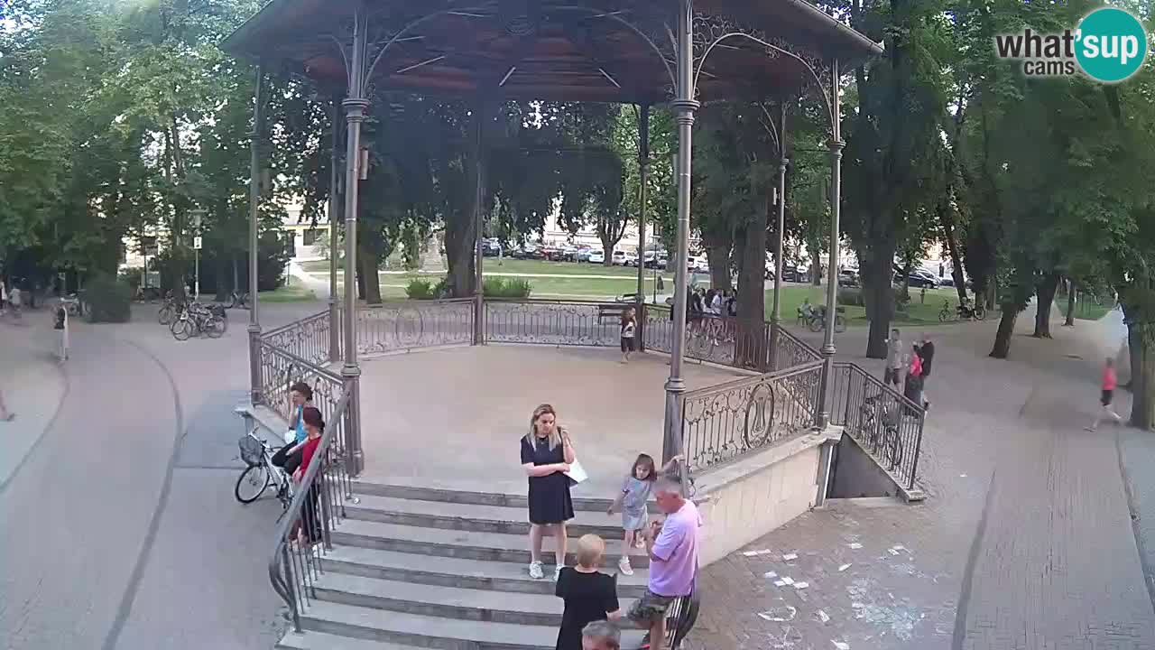 Karlovac live webcam – music pavilion