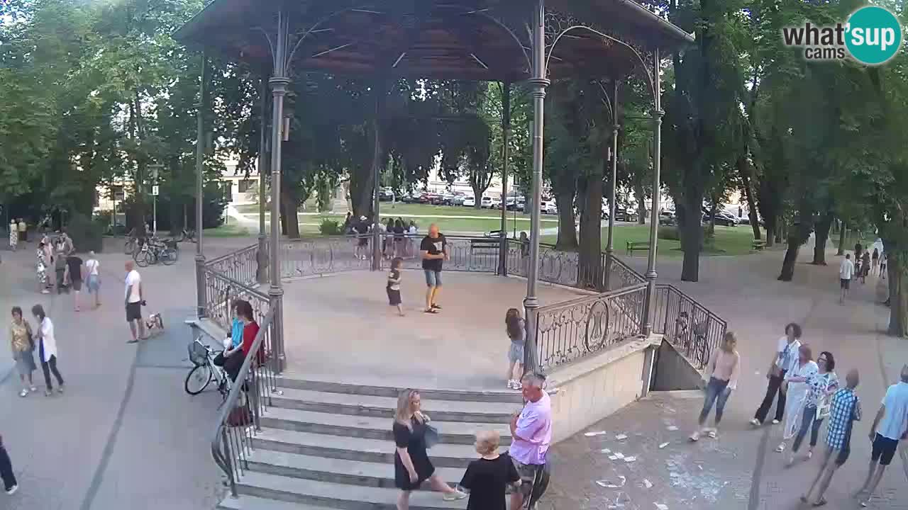 Karlovac live webcam – music pavilion
