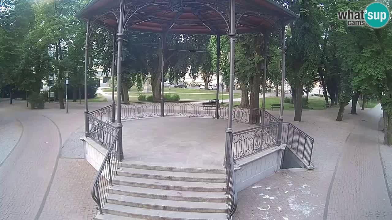 Karlovac live webcam – music pavilion