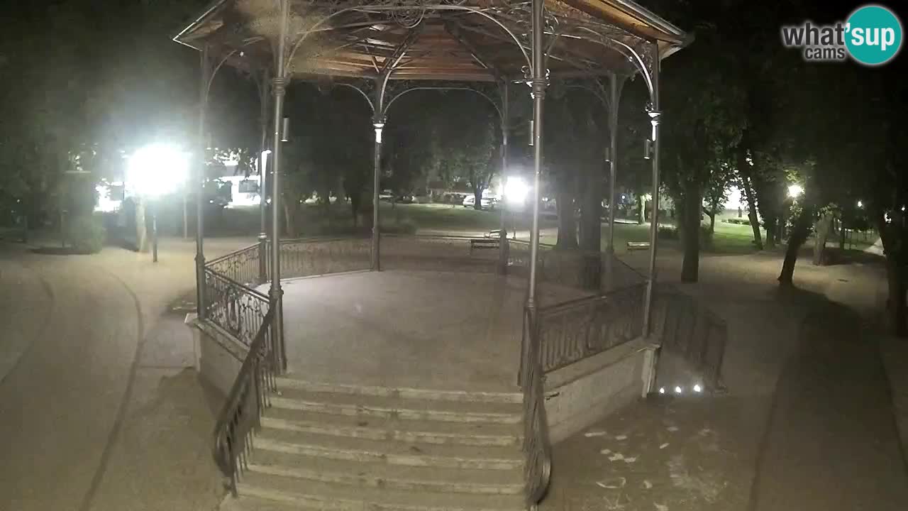 Karlovac live webcam – music pavilion