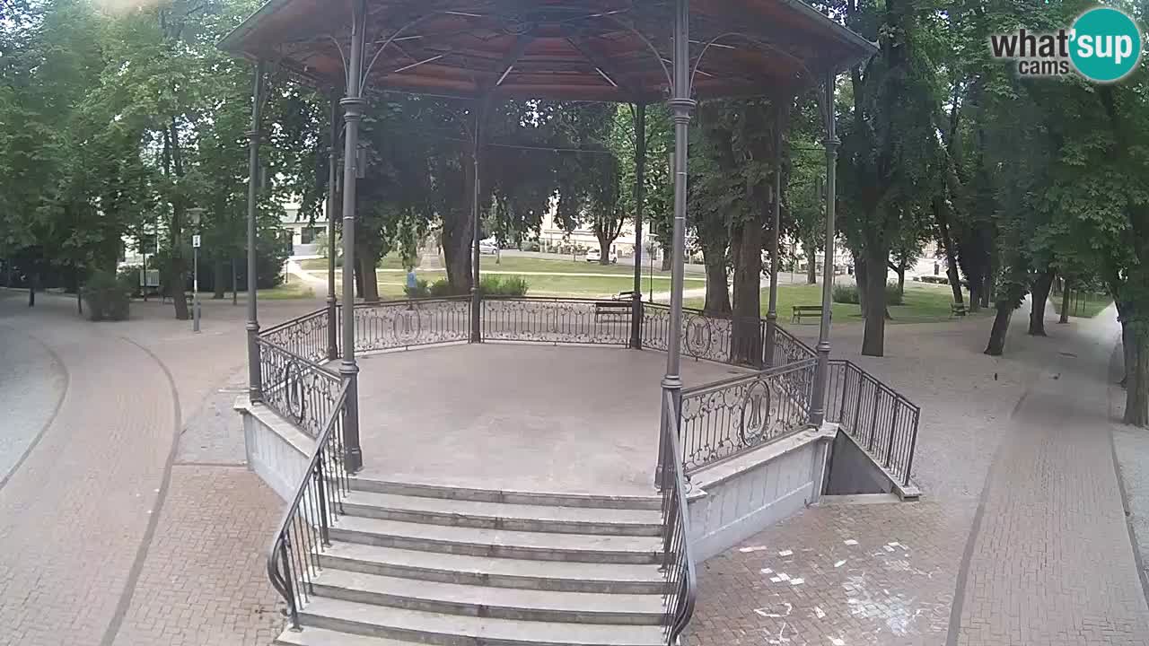 Karlovac live webcam – music pavilion