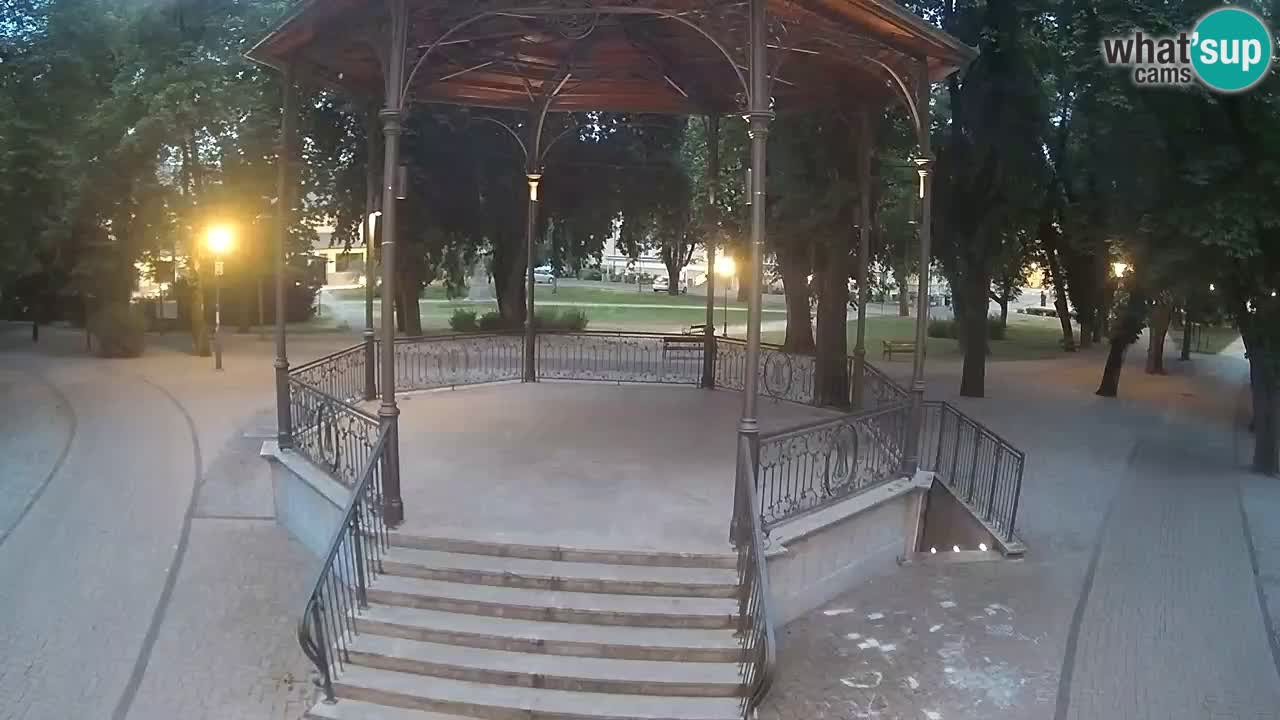 Karlovac live webcam – music pavilion