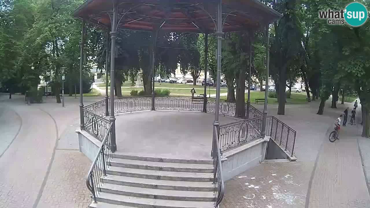 Karlovac live webcam – music pavilion