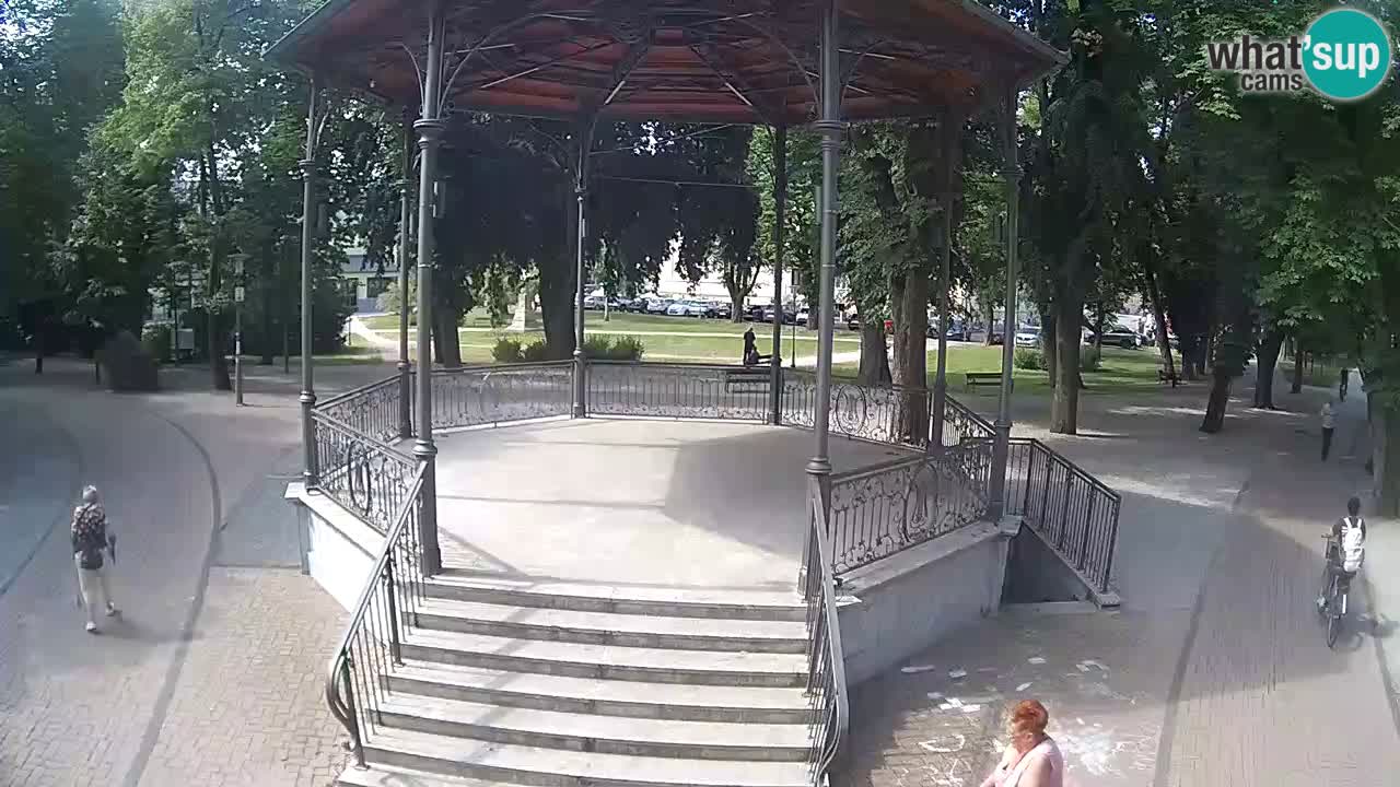 Karlovac live webcam – music pavilion