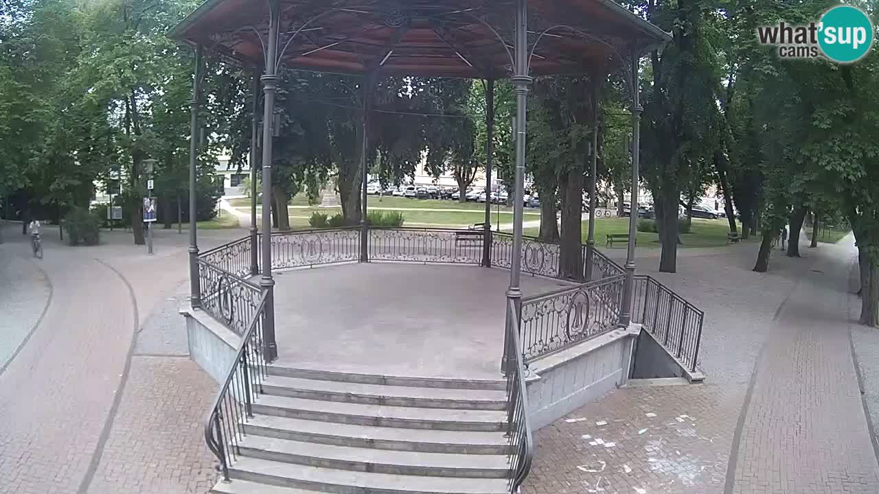 Karlovac live webcam – music pavilion
