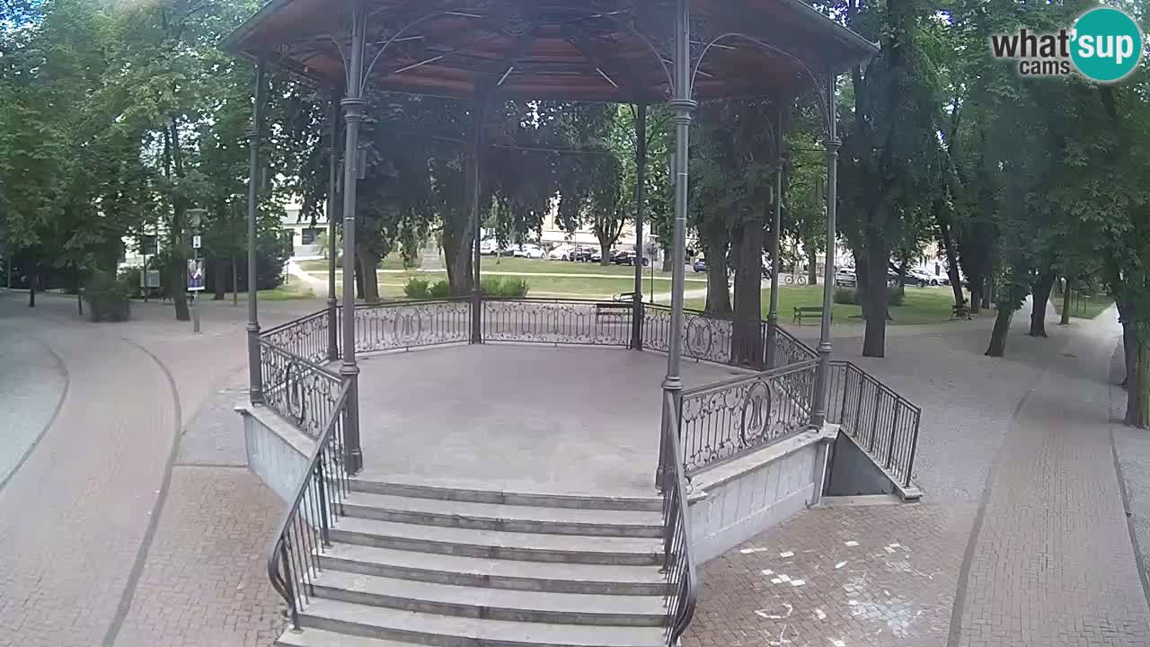 Karlovac live webcam – music pavilion