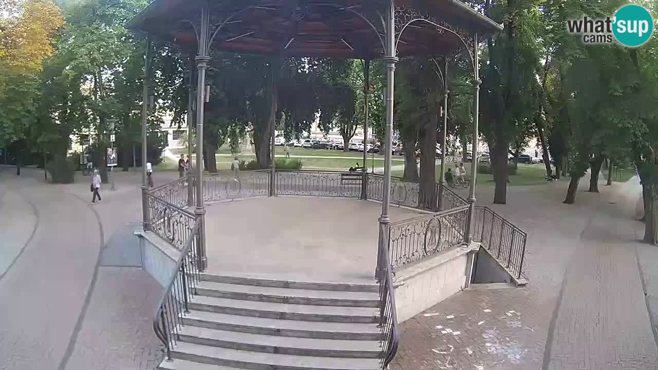 Karlovac live webcam – music pavilion