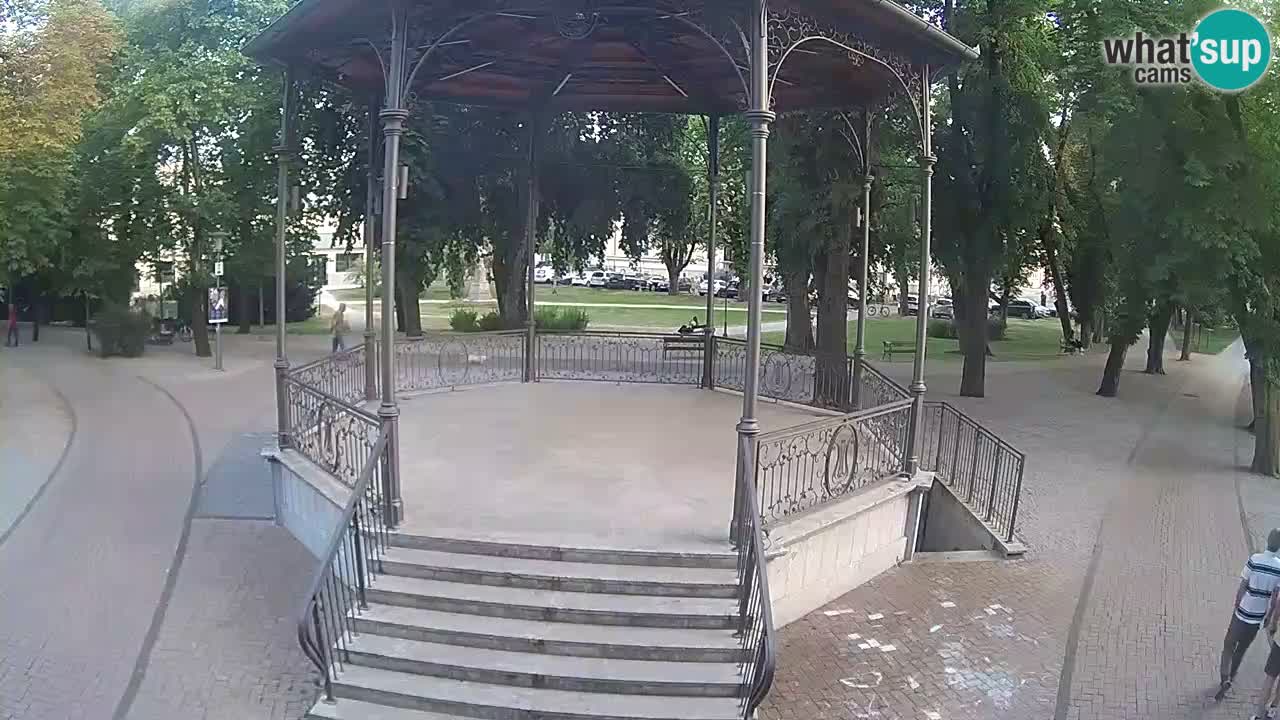 Karlovac live webcam – music pavilion