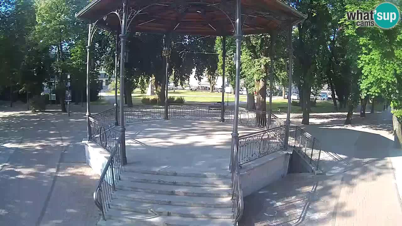 Karlovac live webcam – music pavilion