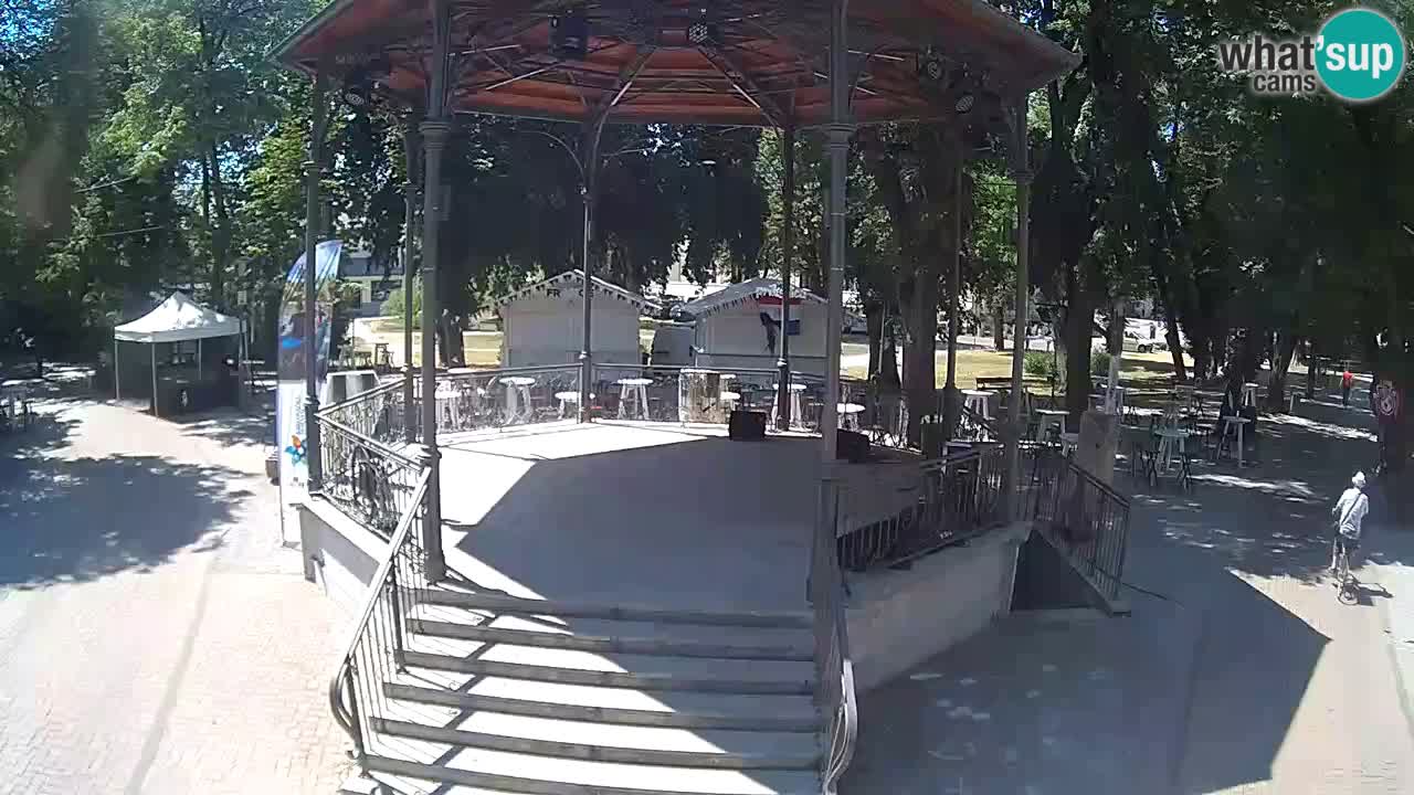 Karlovac live webcam – music pavilion