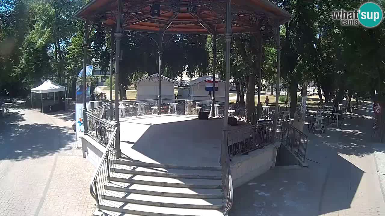Karlovac live webcam – music pavilion