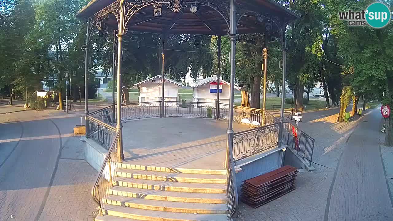 Karlovac live webcam – music pavilion