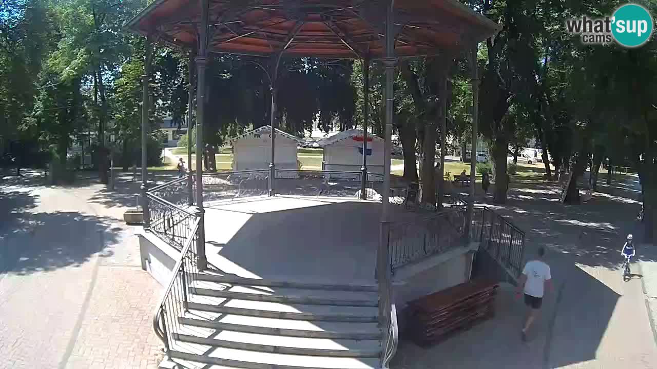 Karlovac live webcam – music pavilion