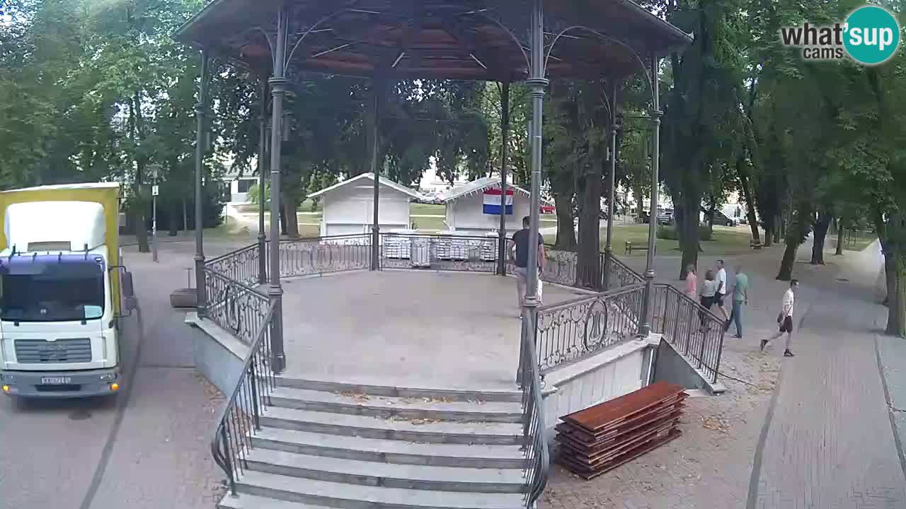 Karlovac live webcam – music pavilion