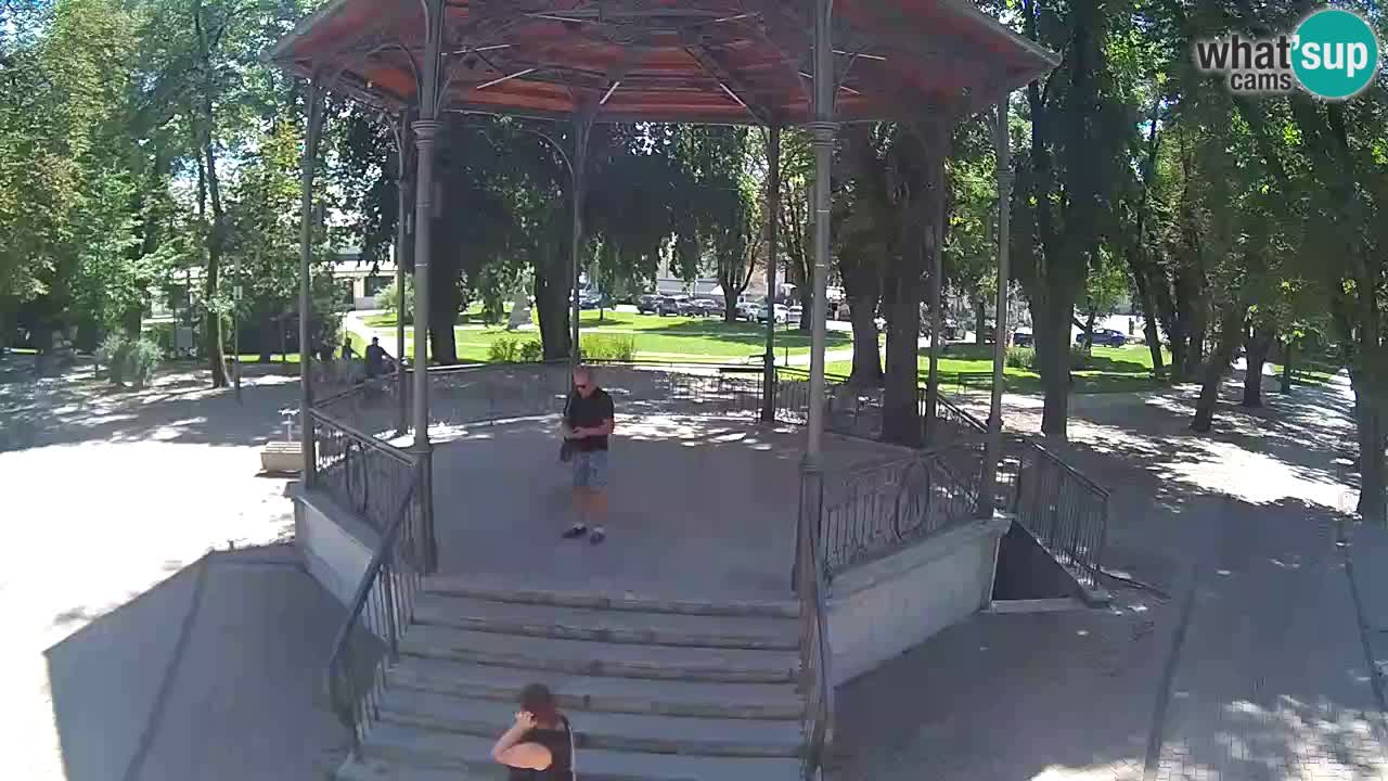 Karlovac live webcam – music pavilion