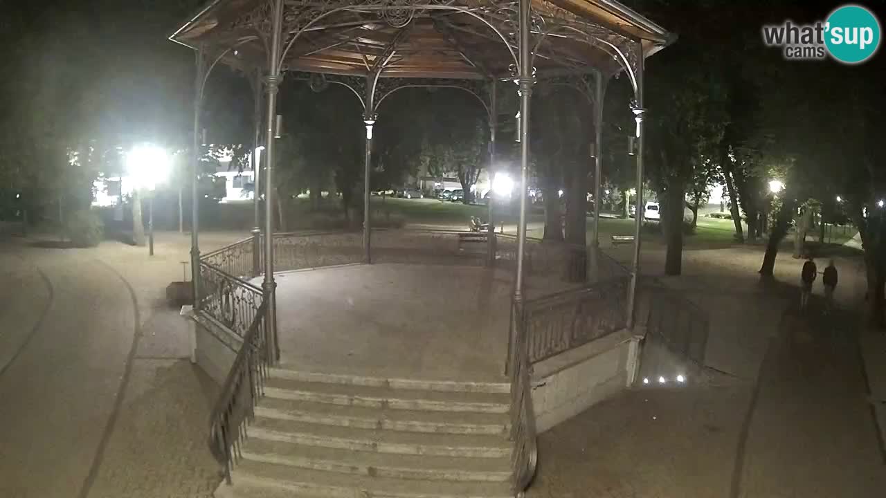 Karlovac live webcam – music pavilion