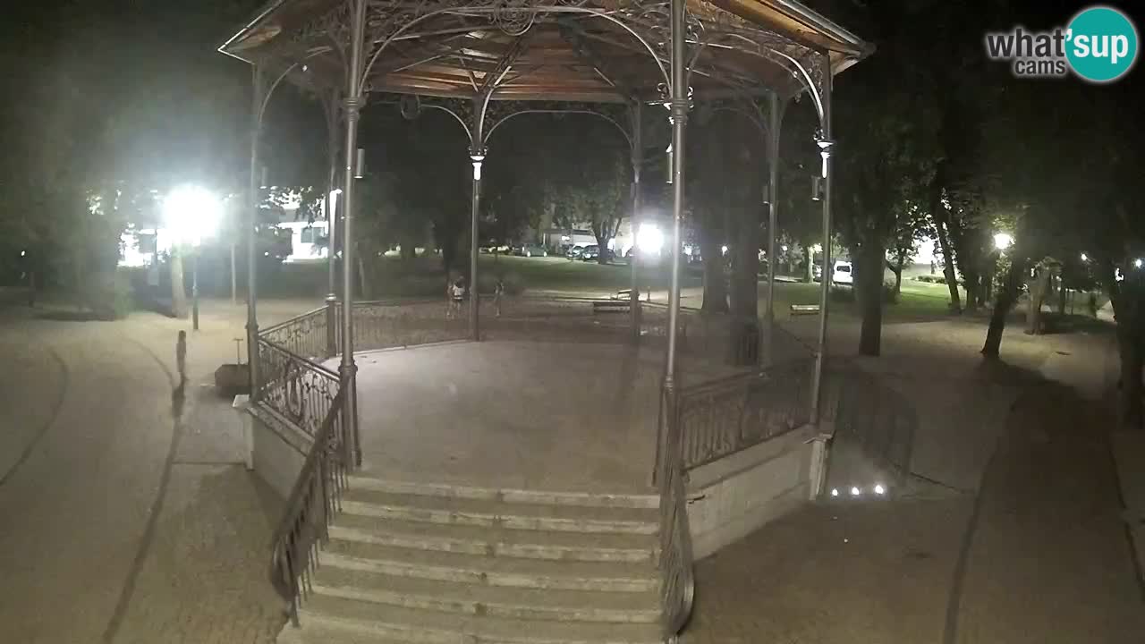 Karlovac live webcam – music pavilion