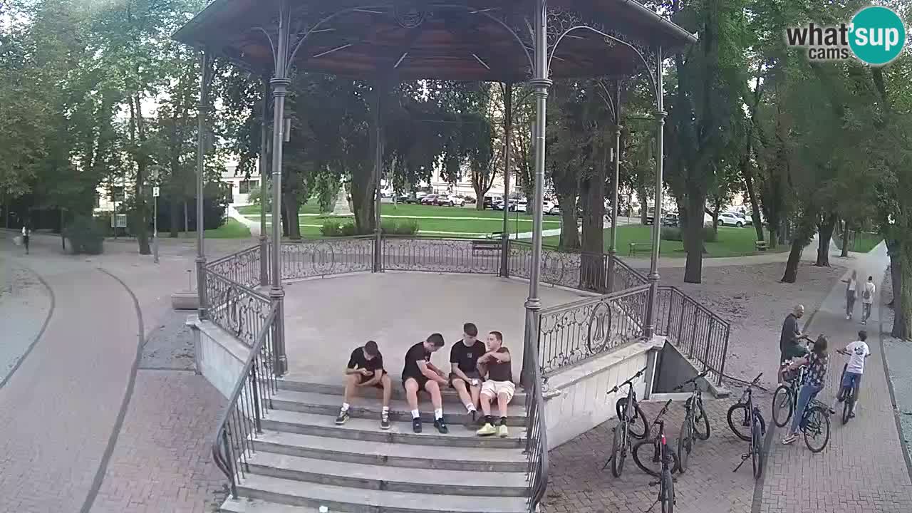 Karlovac live webcam – music pavilion