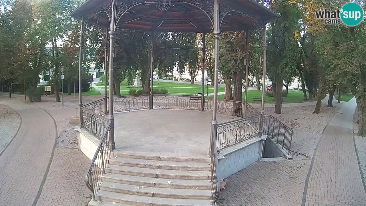 Karlovac live webcam – music pavilion