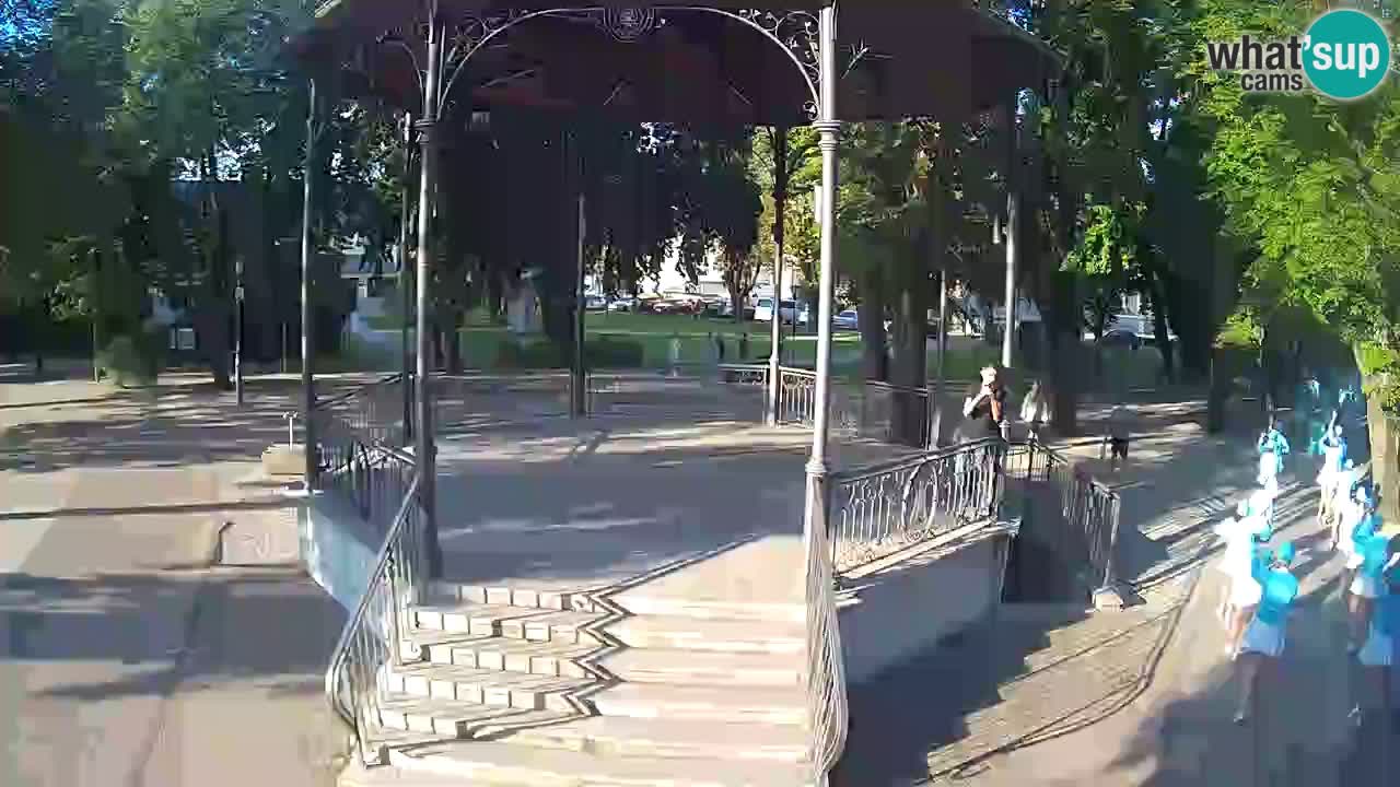Karlovac live webcam – music pavilion