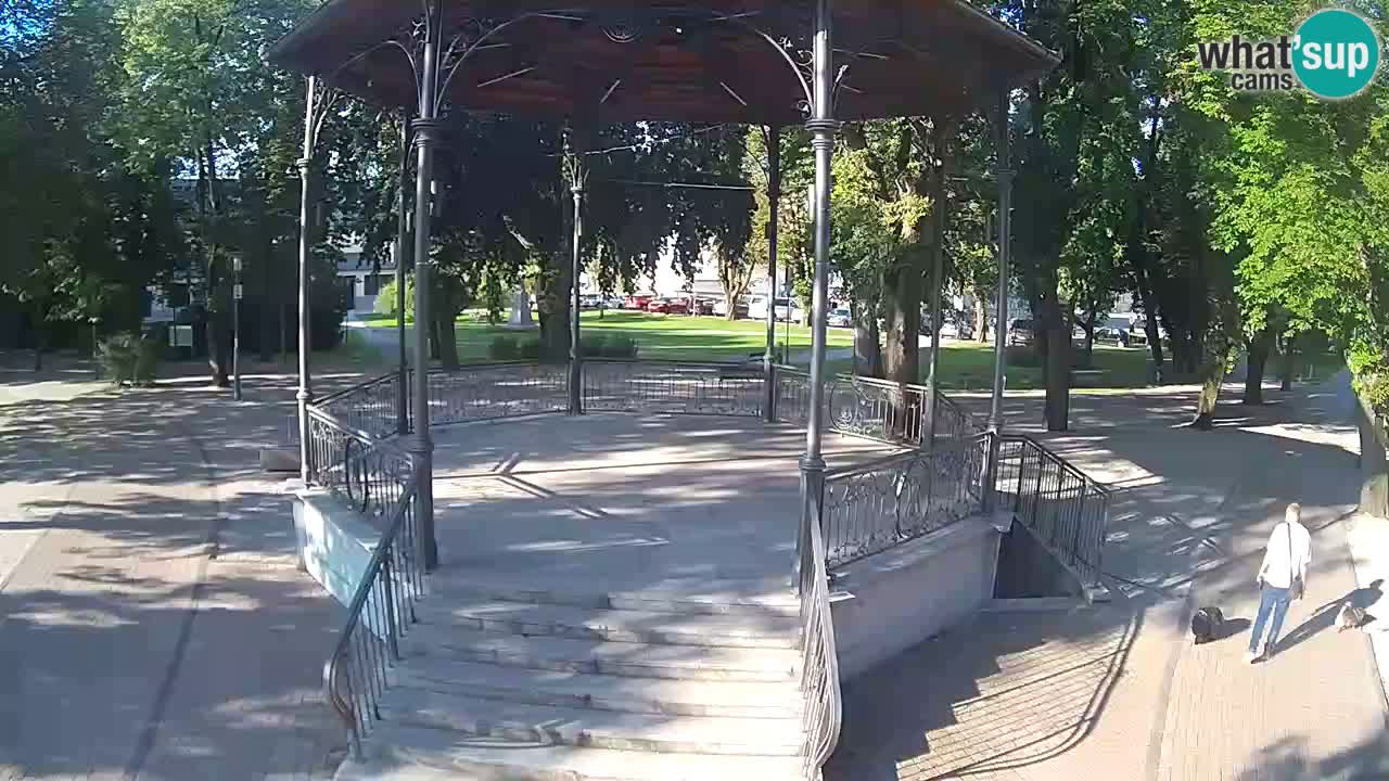 Karlovac live webcam – music pavilion