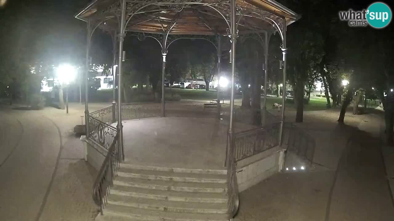 Karlovac live webcam – music pavilion