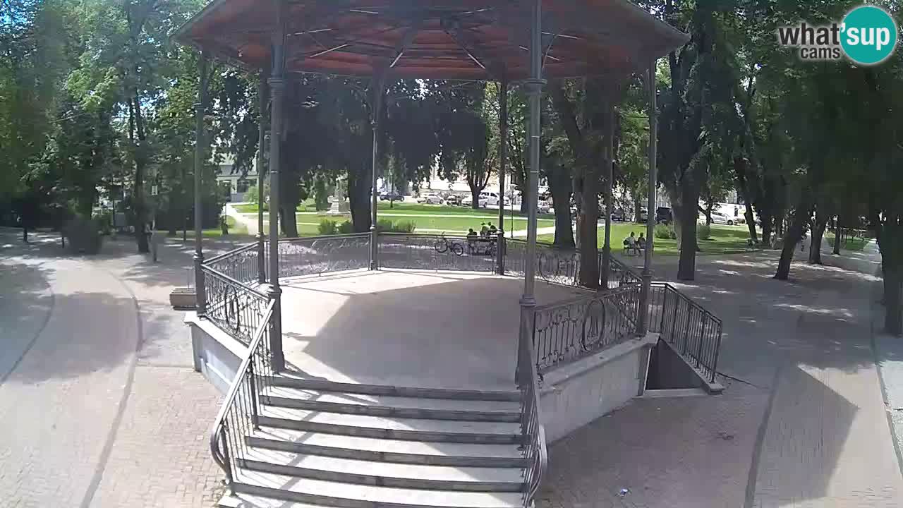 Karlovac live webcam – music pavilion