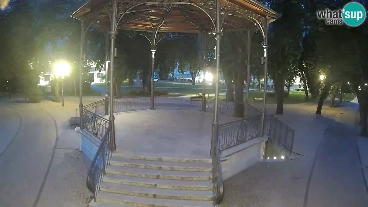Karlovac live webcam – music pavilion