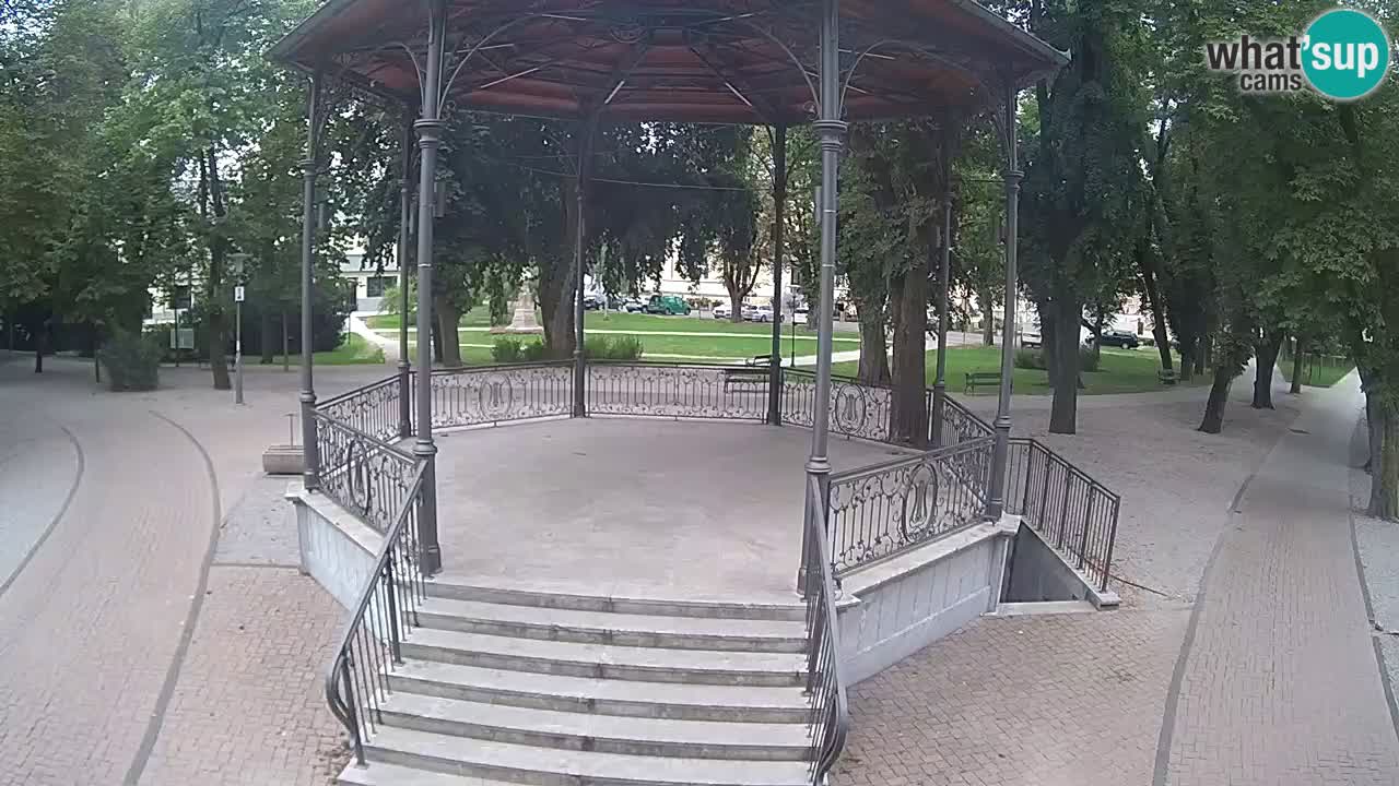 Karlovac live webcam – music pavilion