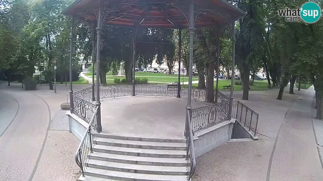 Karlovac live webcam – music pavilion
