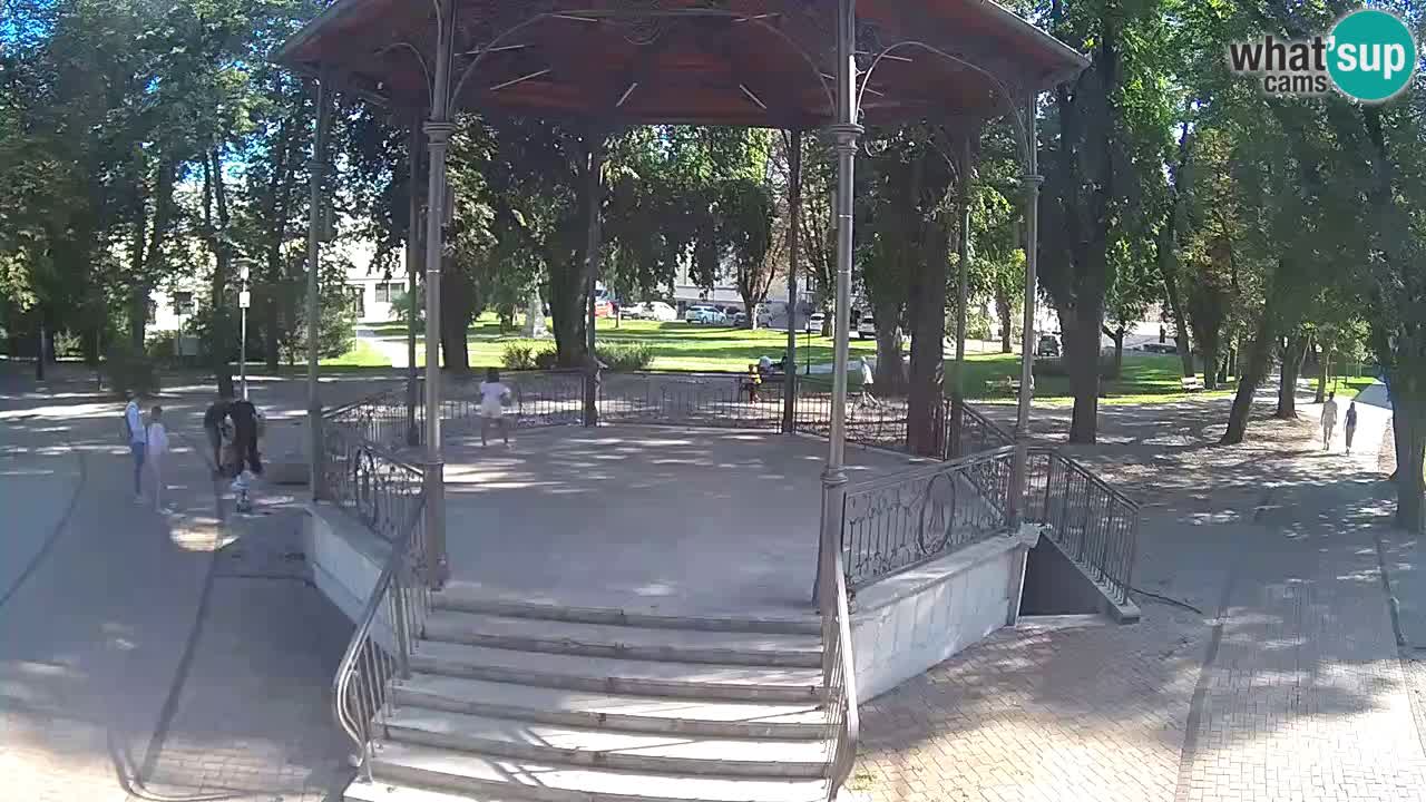 Karlovac live webcam – music pavilion