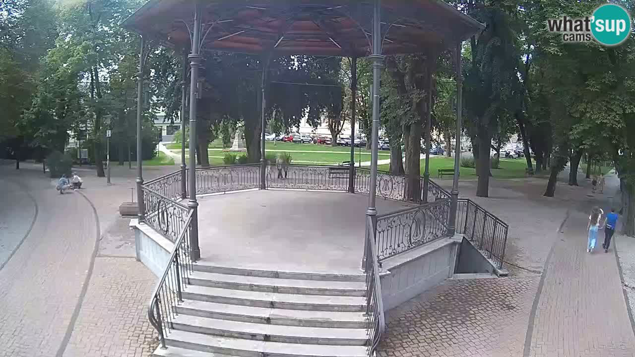 Karlovac live webcam – music pavilion