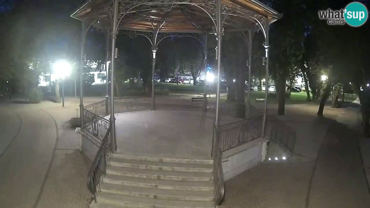 Karlovac live webcam – music pavilion